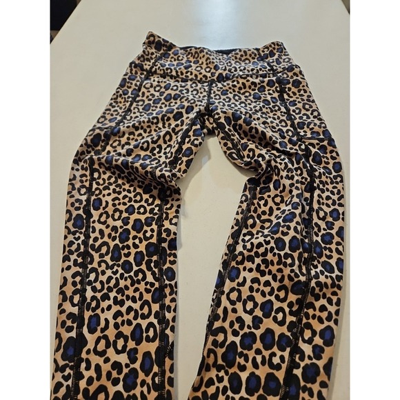 Victoria's Sport Knockout Cheetah Print Cari Legging Pockets Size Small (A1181 - Picture 2 of 6